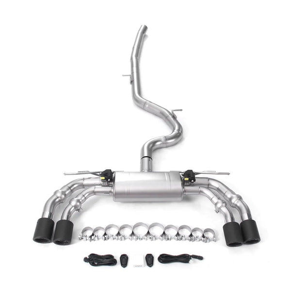 Audi valved and valvetronic cat-back exhaust systems