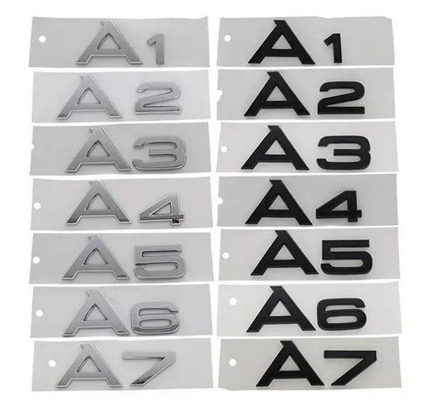 Vorsprung Parts Audi Model Letter Badge