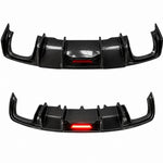 Vorsprung Parts' Audi A4/S4 B8.5 S-Line Carbon Fibre Rear Diffuser with LED (2013-2016)