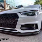 Audi A4 / S4 B9 S-Line Carbon Fibre Front Splitter 2017-2019 — view 2