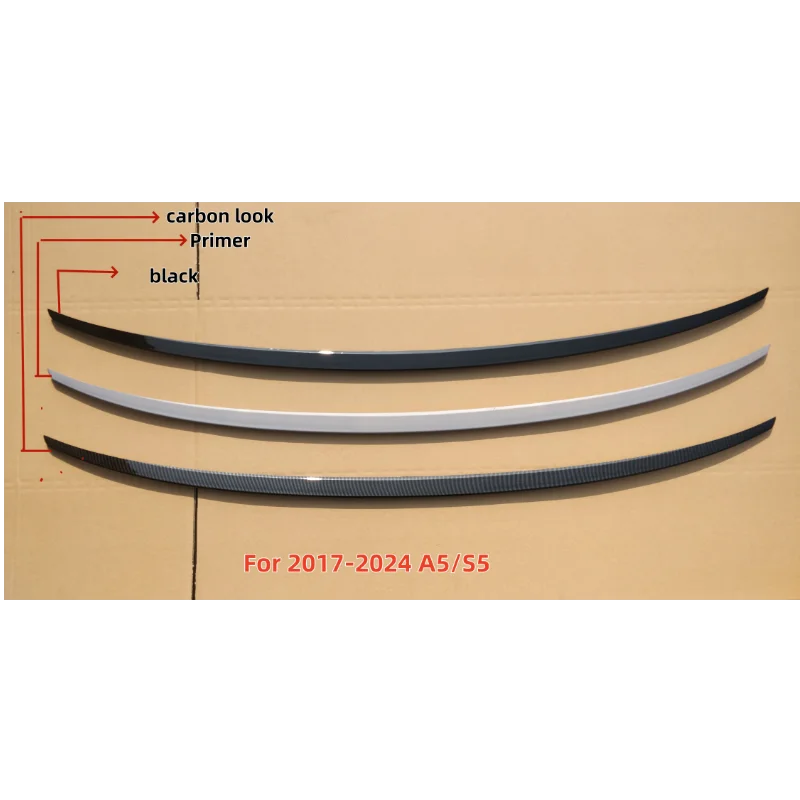 Audi Ducktail Rear Trunk Spoiler — A3, S3, A4, S4, A5, S5, A6, A7 — view 3