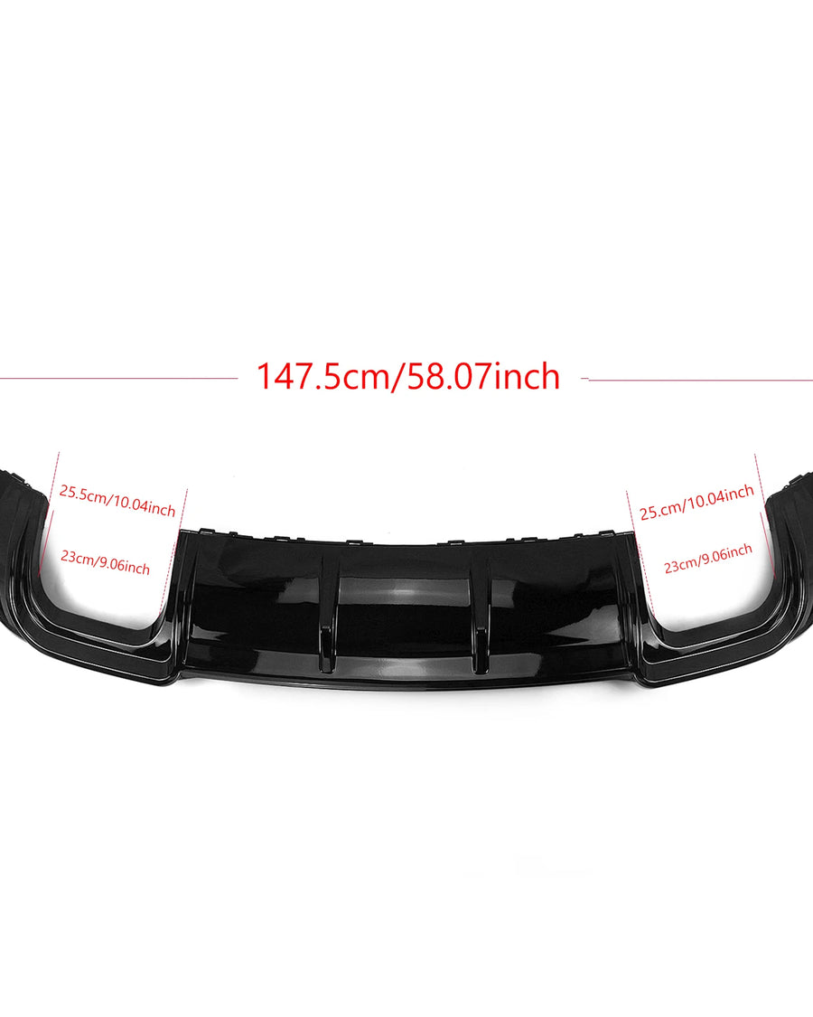 Audi A3 S-Line / S3 8V Rear Bumper Diffuser 2017-2020 — view 2