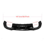 Audi A3 S-Line / S3 8V Rear Bumper Diffuser 2017-2020 — view 2