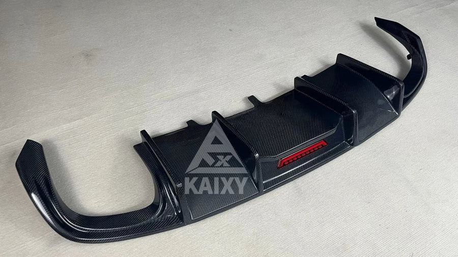 Audi A5 / S5 B8.5 Carbon Fibre Rear Diffuser with LED 2012-2016 — view 3