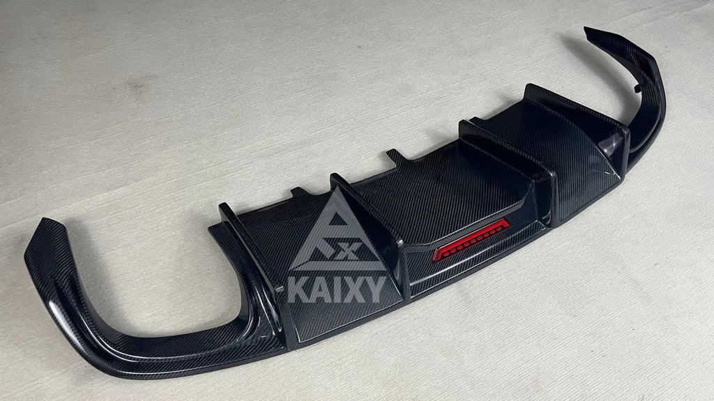 Audi A5 / S5 B8.5 Carbon Fibre Rear Diffuser with LED 2012-2016 — view 5