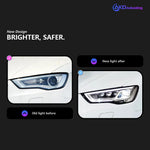 Vorsprung Parts Audi A3 LED Headlight Projector Lens with DRL — view 2