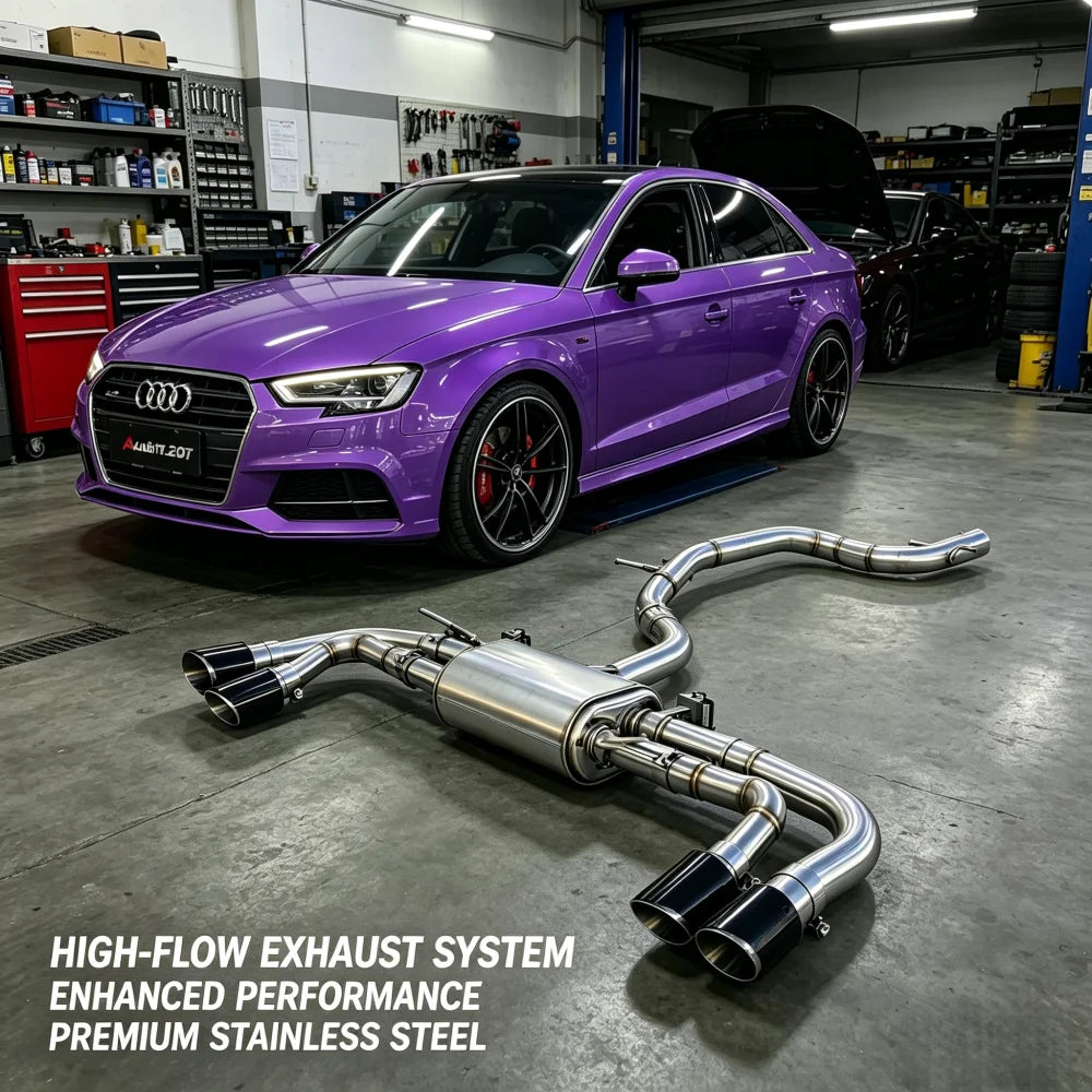 Audi A3 1.8T / 2.0T Valvetronic Cat-Back Exhaust 2012-2020 — view 2