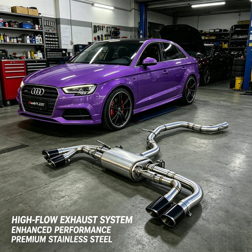 Audi A3 1.8T / 2.0T Valvetronic Cat-Back Exhaust 2012-2020 — view 2