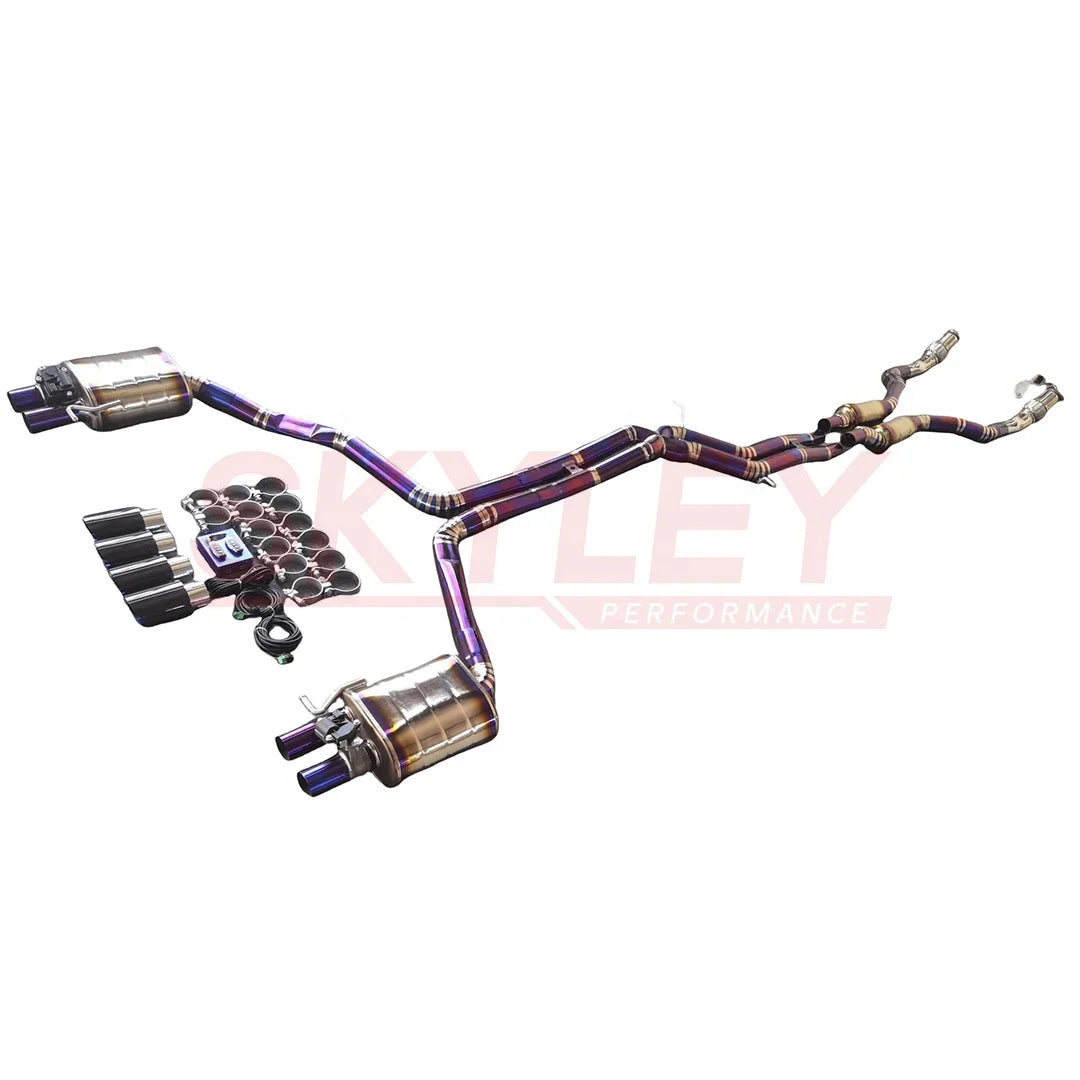 Audi S6 / S7 / RS6 / RS7 C7 4.0T Titanium Valved Exhaust 2013-2015 — view 3