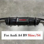 Audi A4 / S4 B9 S-Line Rear Bumper Diffuser 2017-2020 — view 3