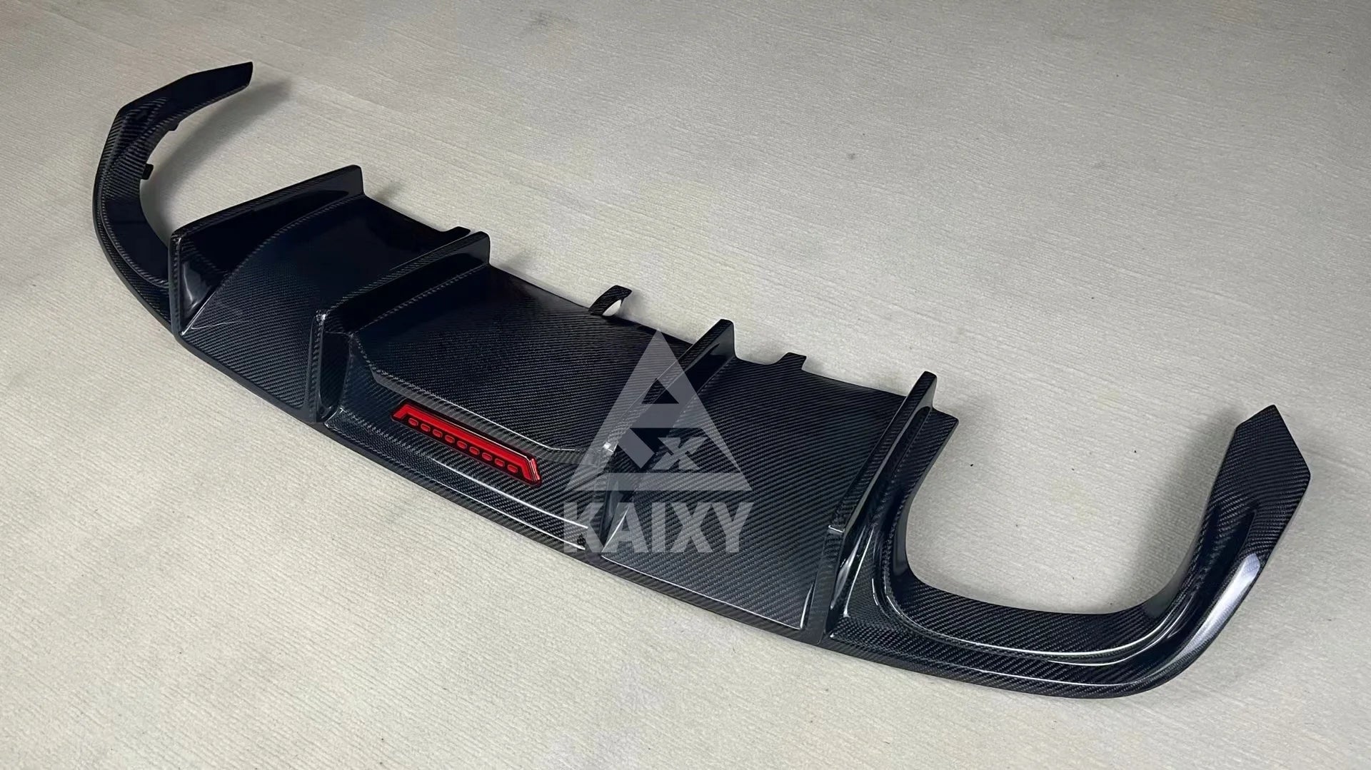 Audi A5 / S5 B8.5 Carbon Fibre Rear Diffuser with LED 2012-2016 — view 2