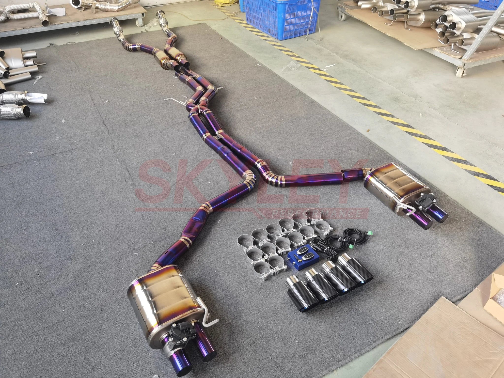 Audi S6 / S7 / RS6 / RS7 C7 4.0T Titanium Valved Exhaust 2013-2015 — view 2