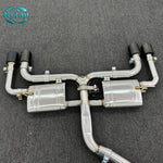 Audi A3 2.0T Valved Cat-Back Exhaust, S3-Style Quad Tip 2017-2020 — view 3