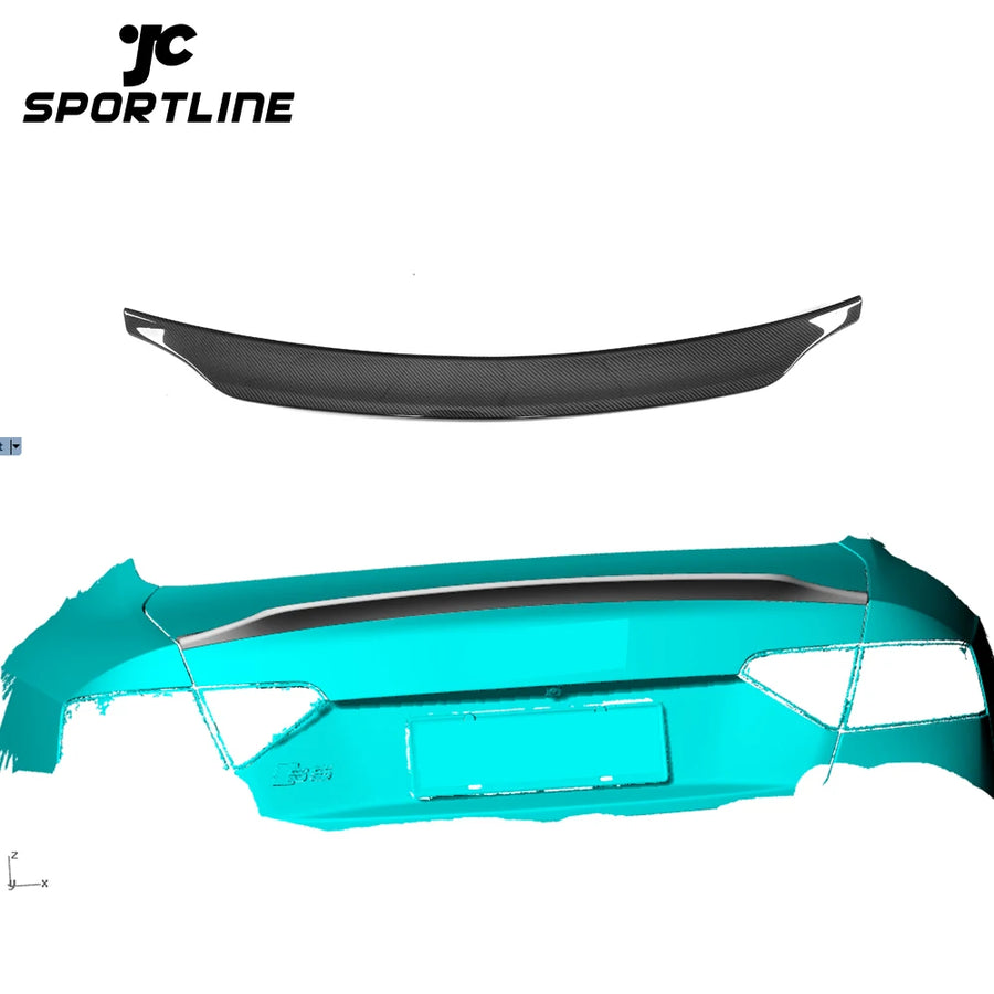 Audi A5 / S5 B8.5 Coupe Carbon Fibre Ducktail Spoiler 2008-2016 — view 3