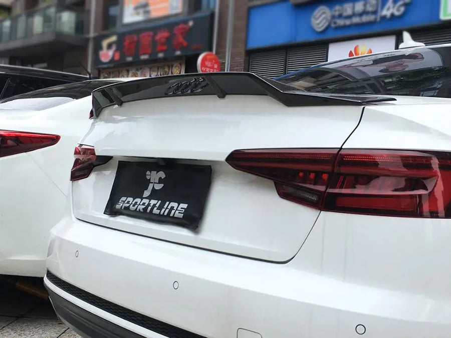 Audi A4 / S4 B9 Carbon Fibre Ducktail Spoiler 2017-2019 — view 3