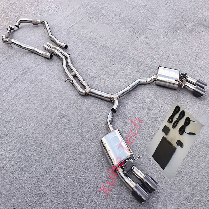 Audi S4 / S5 B9 3.0T Valved Cat-Back Exhaust 2019-2023 — view 2