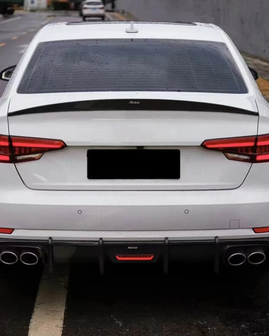 Audi A4 / S4 B9 S-Line Rear Bumper Diffuser 2017-2020 — view 4
