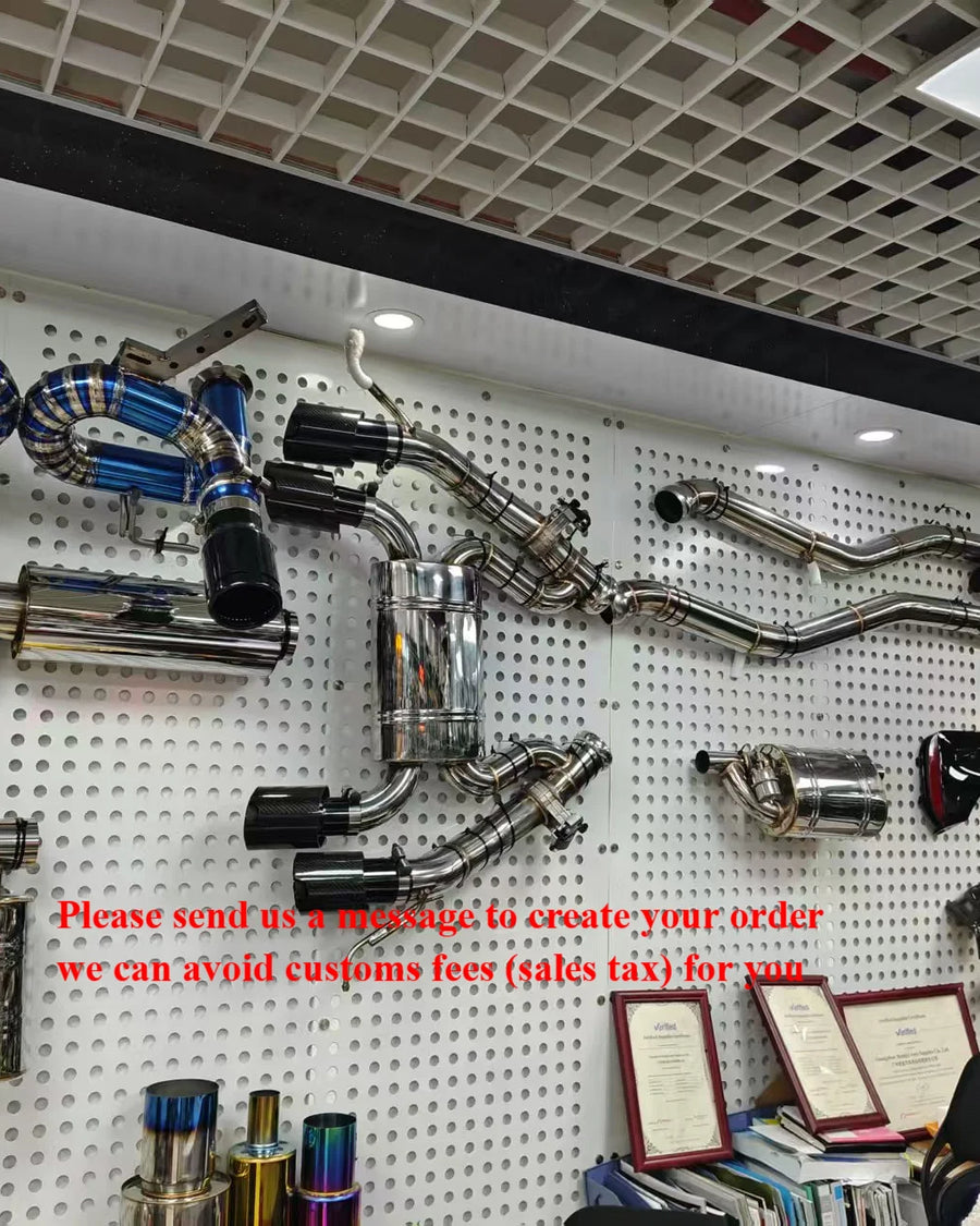 Audi A4 B8 / B9 2.0T Valvetronic Cat-Back Exhaust 2009-2021 — view 6
