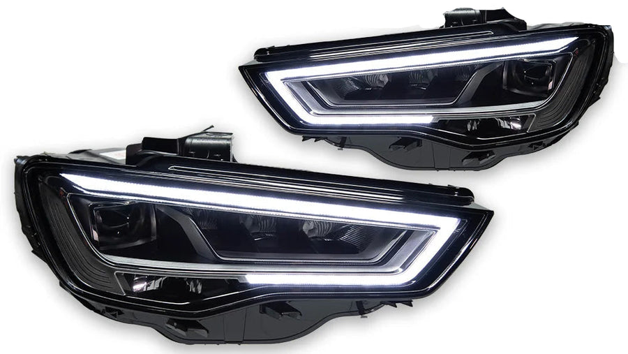 Vorsprung Parts Audi A3 LED Headlight Projector Lens with DRL