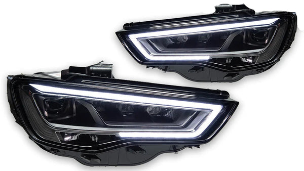 Vorsprung Parts Audi A3 LED Headlight Projector Lens with DRL
