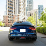 Audi S4 B8 / B8.5 Sedan HK-Style Carbon Fibre Trunk Spoiler 2008-2016 — view 3