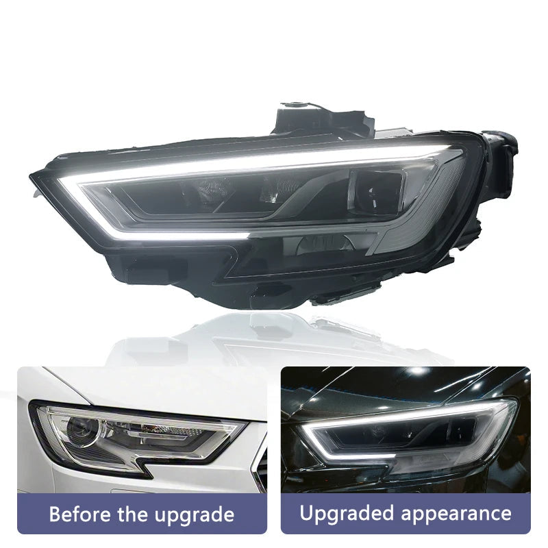 Vorsprung Parts' Audi A3 LED Projector Headlights (2017-2020)