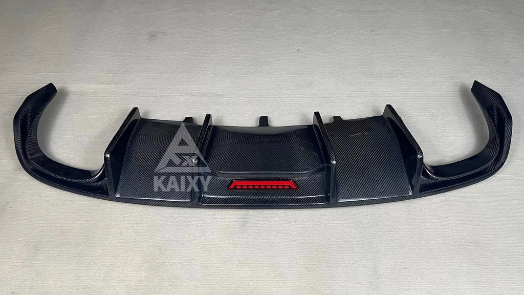 Audi A5 / S5 B8.5 Carbon Fibre Rear Diffuser with LED 2012-2016 — view 3