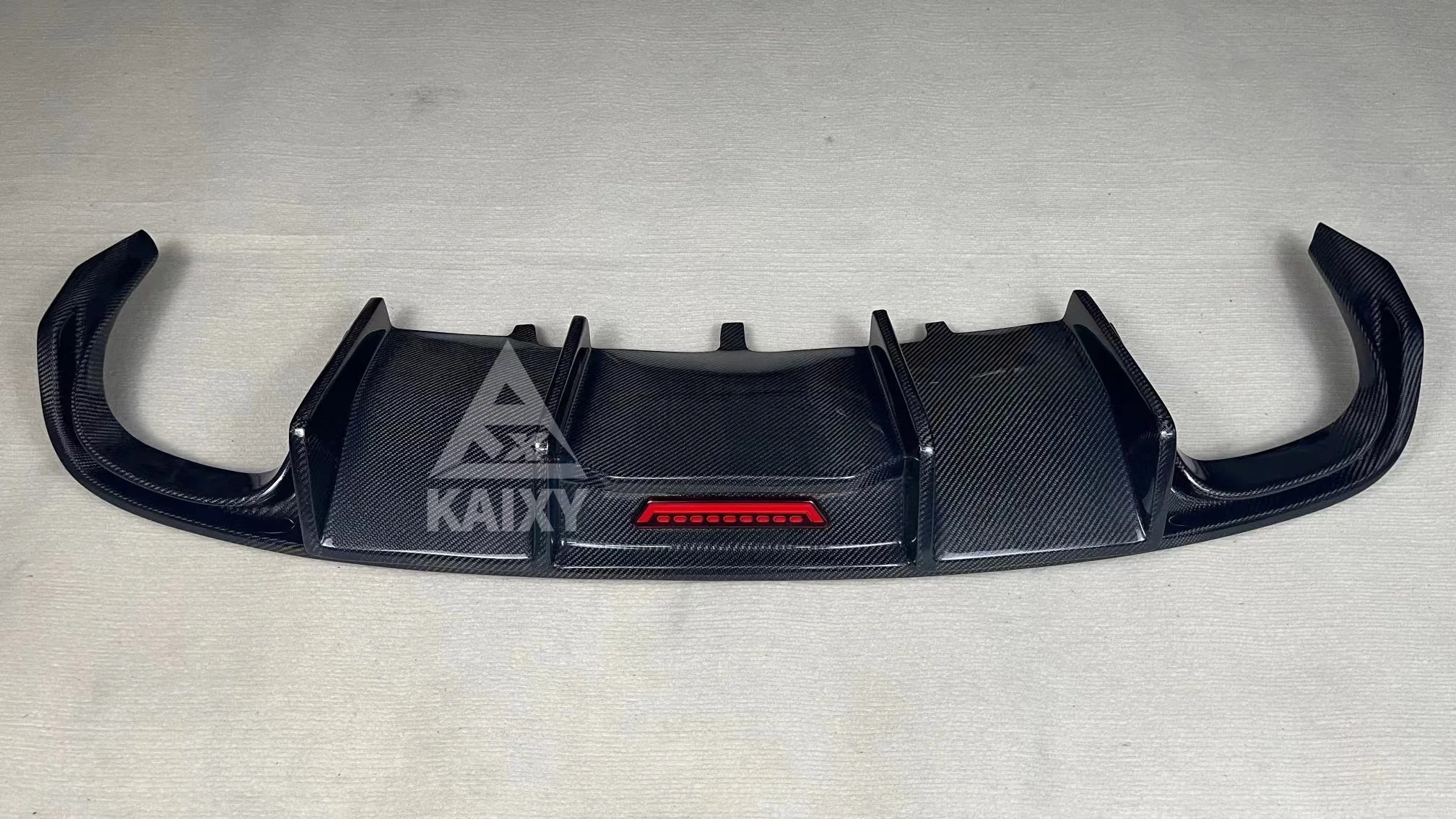 Audi A5 / S5 B8.5 Carbon Fibre Rear Diffuser with LED 2012-2016 — view 3