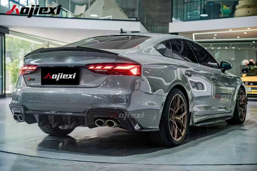 Audi A5 / S5 / RS5 B9.5 Sportback Carbon Rear Diffuser 2020-2024 — view 3