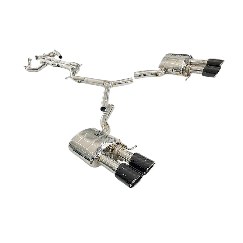Audi S4 / S5 B9 3.0T Valved Cat-Back Exhaust with Front Pipe 2017-2023