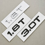Vorsprung Parts Audi 1.8T 2.0T 3.0T Rear Trunk Badge — view 2