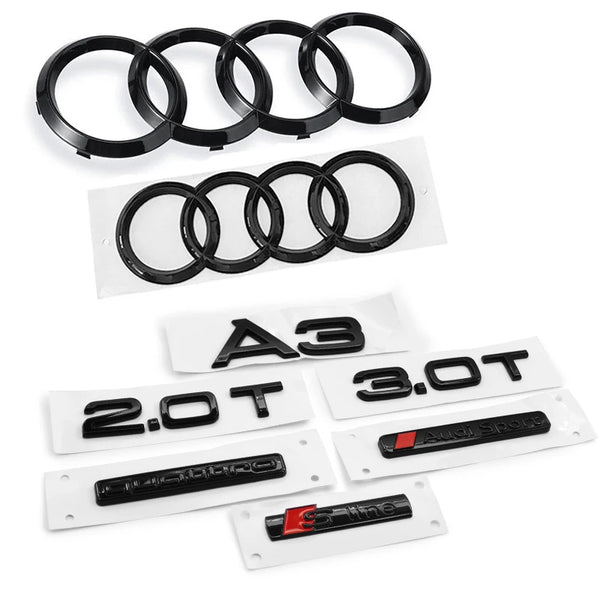 Vorsprung Parts Audi A3 Four-Ring Grille and Trunk Badge