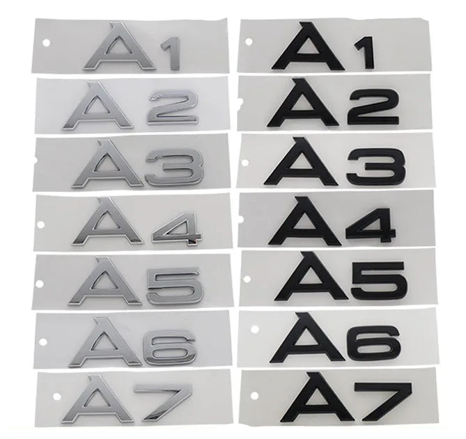 Vorsprung Parts Audi Model Letter Badge