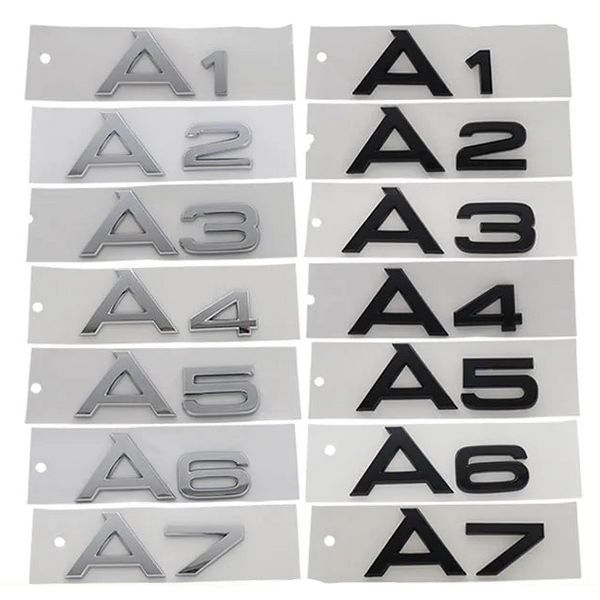 Vorsprung Parts Audi Model Letter Badge