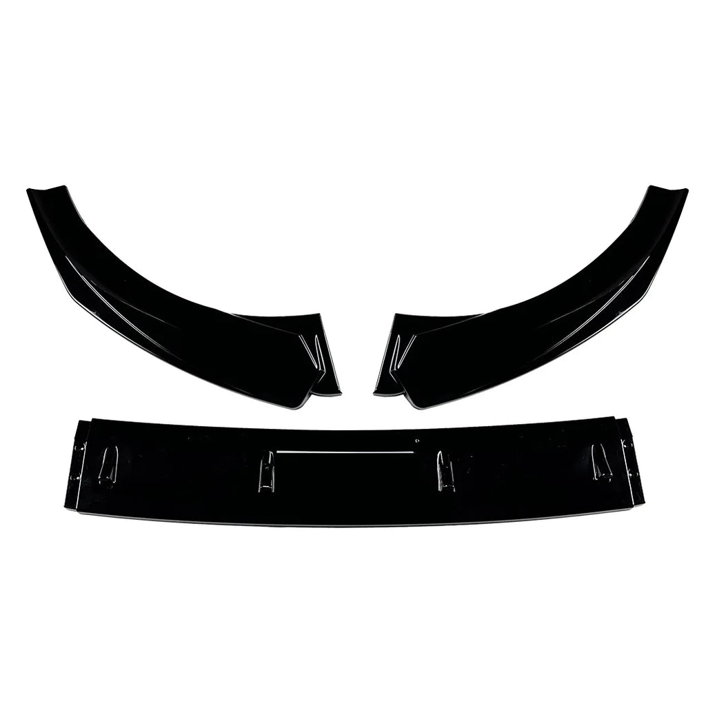 Audi A3 / S3 8V S-Line Front Splitter, Gloss Black 2013-2016 — view 2