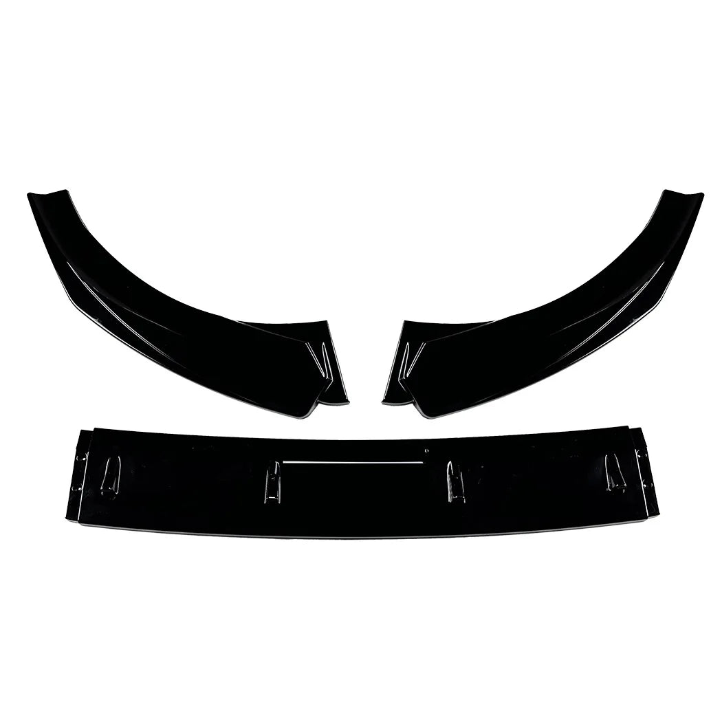 Audi A3 / S3 8V S-Line Front Splitter, Gloss Black 2013-2016 — view 2