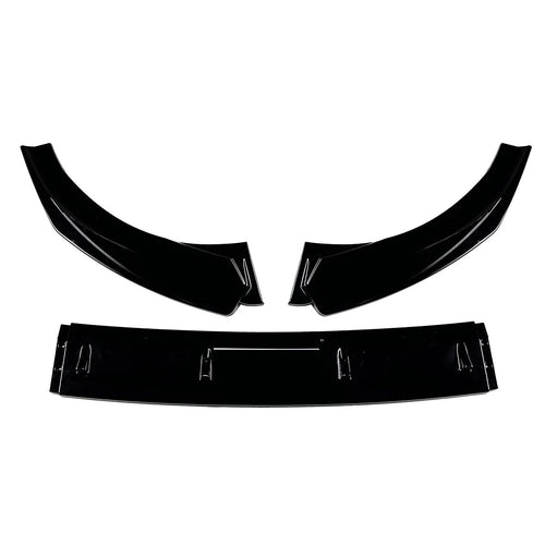 Audi A3 / S3 8V S-Line Front Splitter, Gloss Black 2013-2016 — view 2