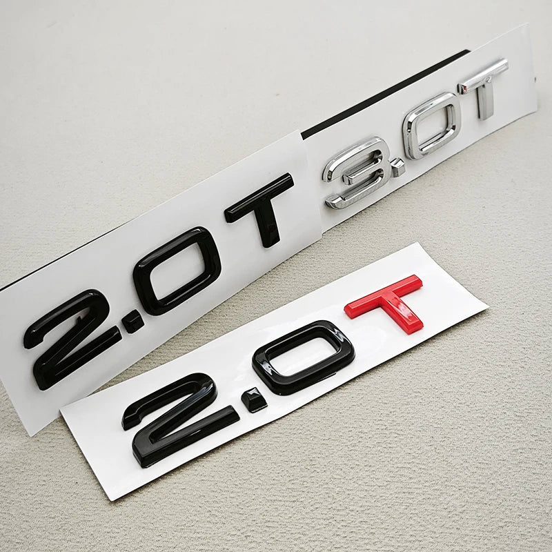 Vorsprung Parts Audi 1.8T 2.0T 3.0T Rear Trunk Badge — view 5