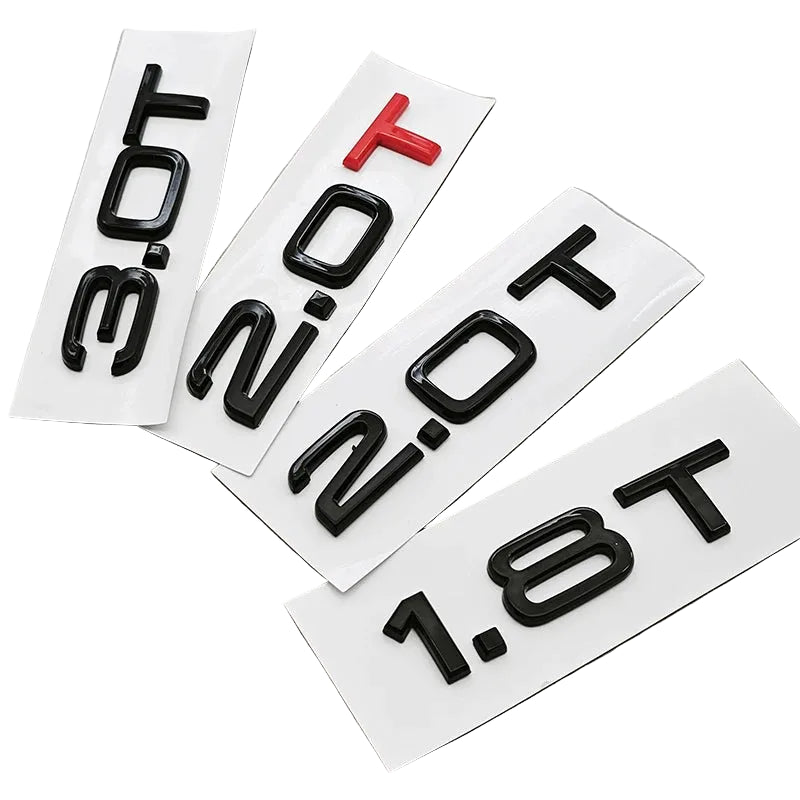Vorsprung Parts Audi 1.8T 2.0T 3.0T Rear Trunk Badge
