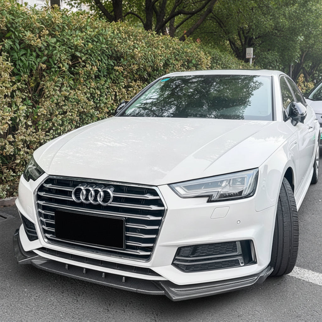 Audi A4 / S4 B9 S-Line Front Lip Splitter 2017-2019 — view 2