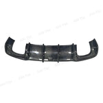 Audi A3 S-Line / S3 8V rear bumper diffuser — gloss black and carbon fibre options