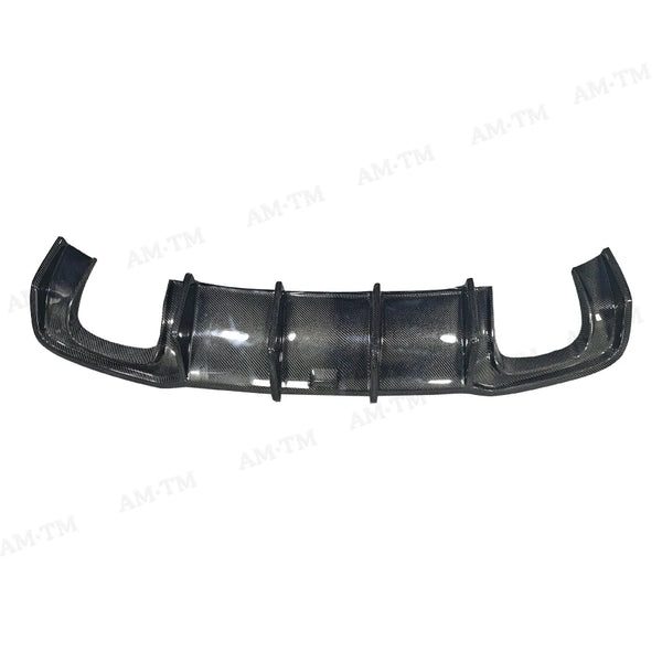 Audi A3 S-Line / S3 8V rear bumper diffuser — gloss black and carbon fibre options