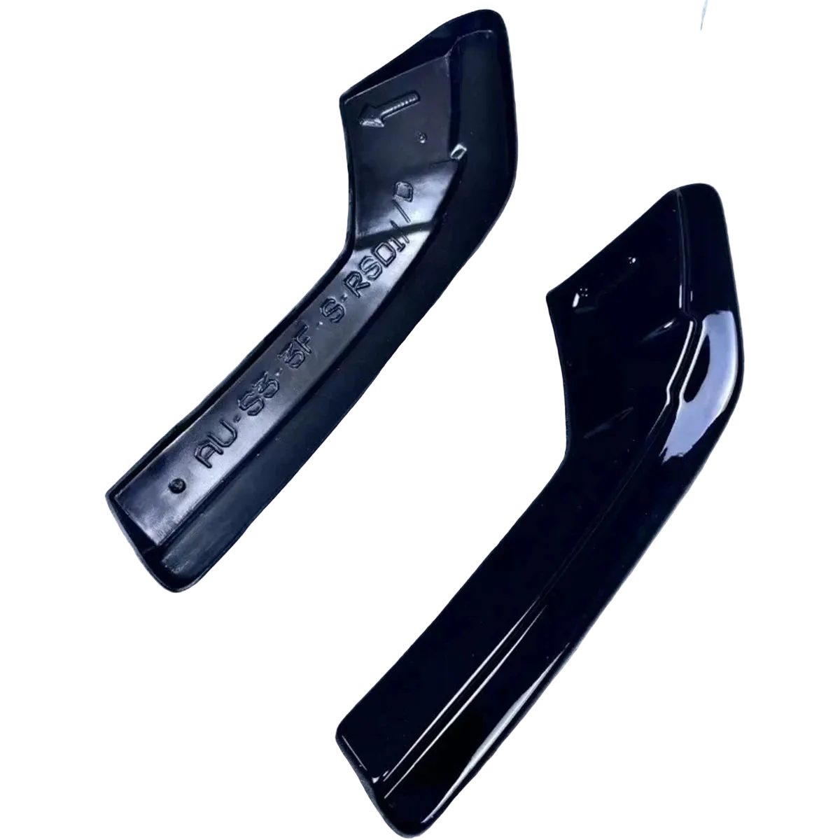 Audi A3 S-Line / S3 8V Rear Side Splitters, Gloss Black 2017-2020