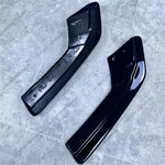 Audi A3 S-Line / S3 8V Rear Side Splitters, Gloss Black 2017-2020 — view 2