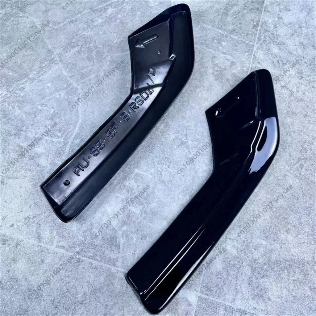 Audi A3 S-Line / S3 8V Rear Side Splitters, Gloss Black 2017-2020 — view 2