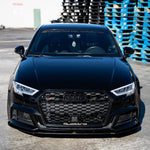 Audi A3 / S3 8V S-Line 3-Piece Front Splitter 2017-2020 — view 4